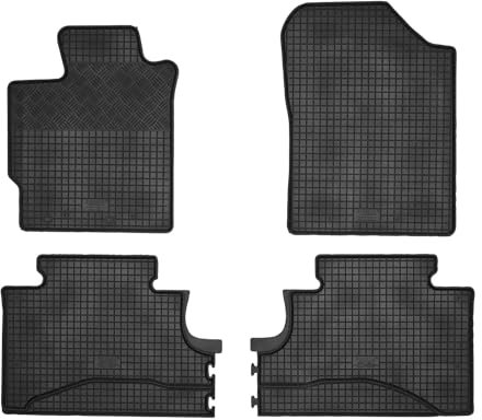Gummi Fußmatten passend für Toyota Yaris III ab 9/2011-8/2020 (XP13) AZUGA AZ10092437 Gummimatten Automatten