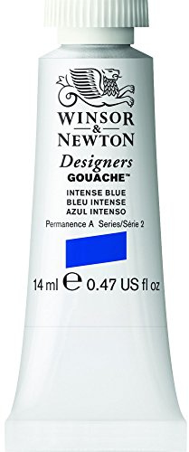 Winsor & Newton 14ml Designers Gouache Tube - Intense Blue