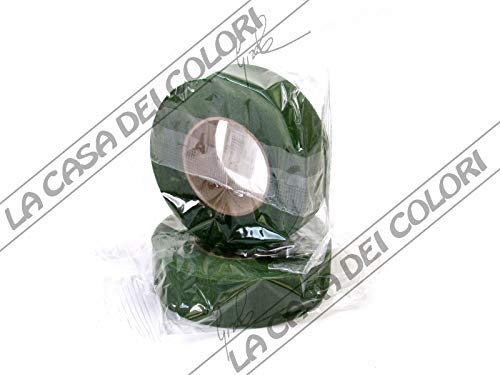 Rayher 5104514 Flora-Kreppband, oliv, Rolle 27,5 m, Breite 26 mm, im SB-Beutel, Flower Tape, Floristenband, praktisch für Floristik- und Bastelarbeiten