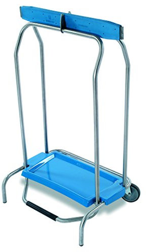 Chariot porte-sac poubelle professionnel Lg490 x P405 x h960 mm pour sacs de 100 et 110 litres