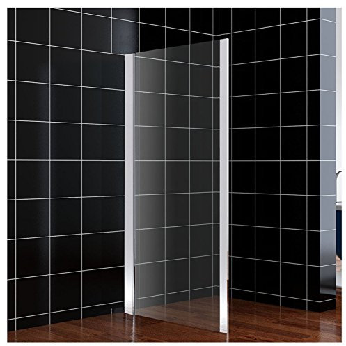 Paroi de douche 185 cm Hauteur Page mur de verre Glasdeals mural pour cabine de douche, Größe:900 x 1950mm