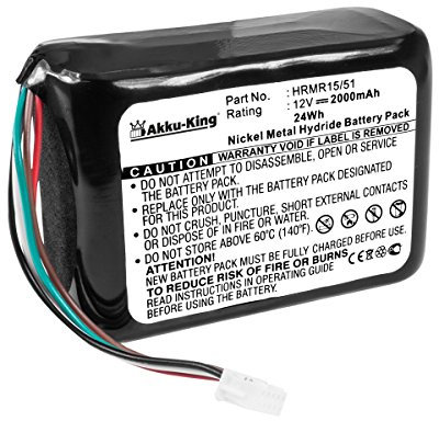 Akku-King Akku kompatibel mit Logitech NT210AAHCB10YMXZ - NI-MH 2000mAh 12V - für Squeezebox Radio W-LAN Internetradio