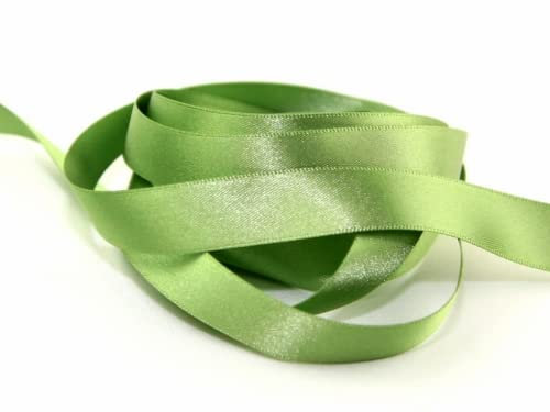 Berisfords Essentials R350125/80 | Khaki Double Faced Satin Ribbon | 20m x 25mm