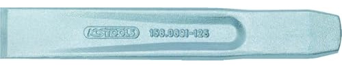 KS Tools 156.0691 Flachmeißel, oval, 100x19mm, silber