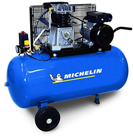 MICHELIN - Compressore d'aria MB50-B - Serbatoio da 50 litri - Motore da 2 hp - Pressione massima 10 bar - Portata d'aria 250 l/min - 15 m³/h