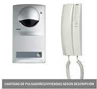 Tegui Kits Audio Convl. - Türsprechanlage-Set 12 Platte + Telefon Serie 7