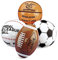 cama24com Aufblasbarer Football Basketball Baseball Fußball 4 Stück groß Wasserball Palandi®