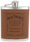 Jack Daniels Barware 5551 Label-Flachmann, 170 ml, silberfarben