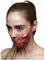 Horror-Shop Halloween Zombie Kieferfraß Latexwunde