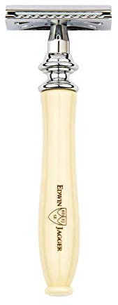 Edwin Jagger Chatsworth-Style Nassrasierer, Elfenbeinimitat