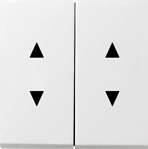 Gira 1150112 Wippen mit Pfeilsymbolen Flächenschalter , reinweiß