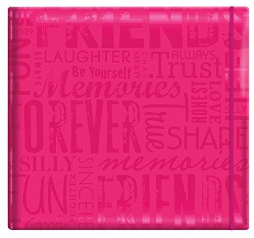 MBI 30,5 x 30,5 cm glänzendes Album Friends, Pink (848120)