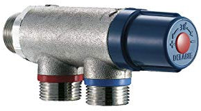 DELABIE DEL00025 Mitigeur thermostatique Premix Compact M3/4 Corps brut-733020
