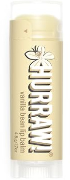 Hurraw! Vanilla Bean Lip Balm: Organic, Certified Vegan, Cruelty and Gluten Free. Non-GMO, 100% Natural Ingredients. Bee, Shea, Soy and Palm Free. Made in USA