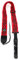 Red & Black Flame Universal Guitar Strap With Quick Release Clip - Perfect For Any Acoustic, Electric, Bass And Classical Guitar