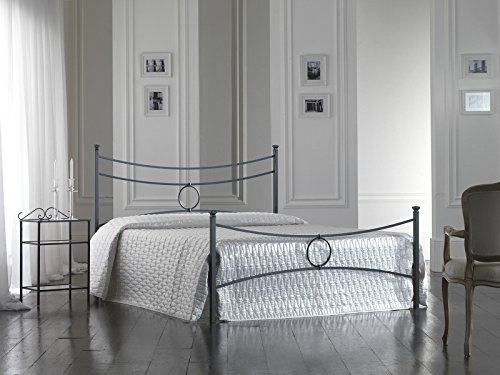 Bed Store SISTEMI RIPOSO Letto Matrimoniale In Ferro Battuto Modello Conca