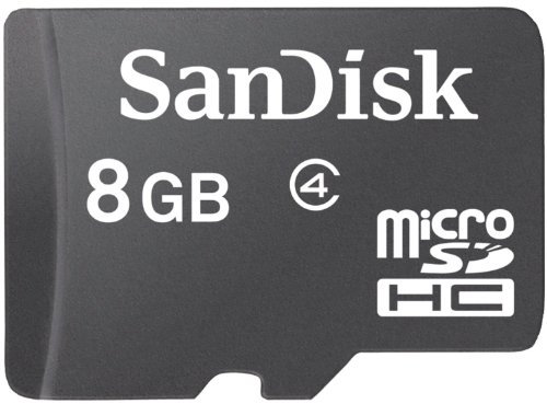 Carte Mémoire MicroSDHC SanDisk 8 Go Classe 4 (SDSDQM-008G-B35)