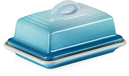 Le Creuset Stoneware Butter Dish, 900 g, 17 x 12.5 x 9 cm, Teal