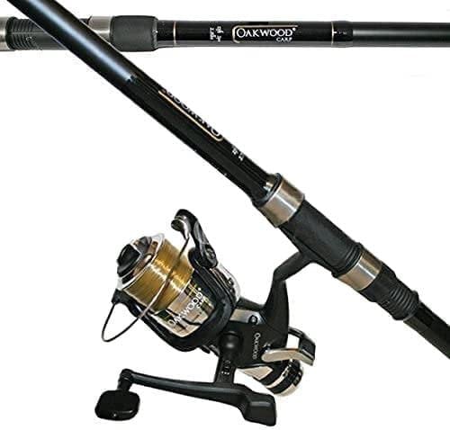 Hunter Fishing Setup 12ft 2 Piece Carp Rod 2.75lb & Baitrunner Reel + Line X 3