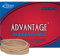 Alliance Rubber 26339 Advantage Rubber Bands Size #33, 1/4 lb Box Contains Approx. 150 Bands (3 1/2 x 1/8, Natural Crepe), Beige