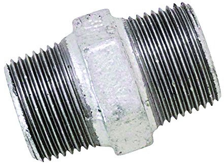 Mamelon fer galvanisé droit égal mâle 15 x 21| Boutté