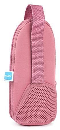 MAM Babyartikel Thermal Bag mit Isolierschicht, Thermotasche hält Flüssigkeiten warm und kalt, Isoliertasche für viele handelsübliche Babyflaschen, rosa