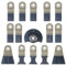 15 x SabreCut PRK15B Mix Blades Compatible with Bosch Fein (Non-StarLock) Makita Milwaukee AEG Batavia Einhell Ergotools Hitachi Parkside Ryobi Worx Workzone Multitool Multi Tool Accessories