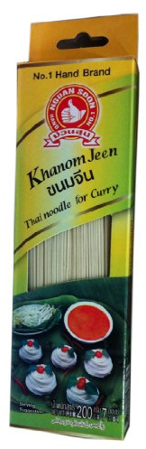 Nguan soon Hand Brand No. 1 Khanom Jeen Thai Noodle For Curry 200g