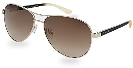 Ted Baker Women's Oliver Sunglasses, Gold, One Size UK