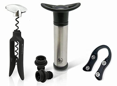 Vin Bouquet FI 003 Set Pompe Twist Tire-Bouchon Acier Inoxydable