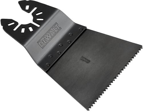 DEWALT Oscillating Tool Blade for Wood, Wide, Fast Cutting (DWA4207), Black