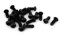 sourcing map a15092400ux0155 Innensechskantschrauben, M6 x 16 mm, Stahl, Schwarz, 20 Stück de