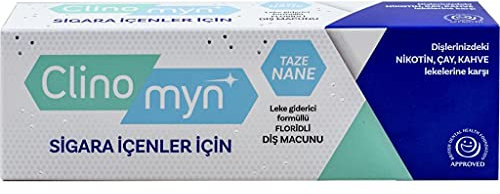 Clinomyn Original Toothpaste For Smokers, Removes and Prevent Nicotin Stain, 75 ml