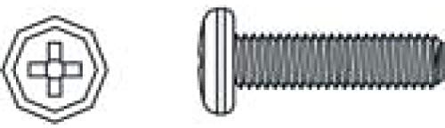 Jamara jamara505058 8 mm Regenschirm M3 Kopf Maschine Kreuz Schraube