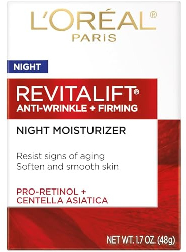 L'Oreal Paris Revitalift Anti-Falten + Straffung Nachtcreme Feuchtigkeitscreme 1,7 Unzen