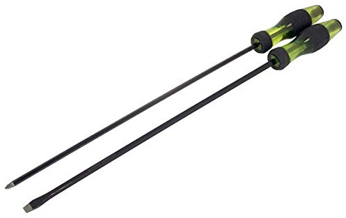 Neilsen CT1502 2-Piece Screwdriver Set | Ergonomic Handles | Slotted 8mm & PH2