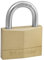 Master Lock Cadenas à Clé en Laiton, Doré, 5 cm