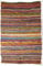 GURU SHOP Leichter Flickenteppich, Flickendecke 100x160 cm - Gelb-bunt, Baumwolle, Teppiche, Bodenmatten