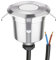 ledscom.de LED Bodeneinbauleuchte AGENA für außen, IP65, edelstahl, rund, 60mm Ø, warmweiß