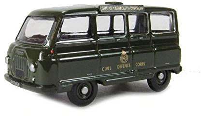 Oxford Diecast 1:76 Civil Defence Morris J2 Minibus Collectable model 76JM021