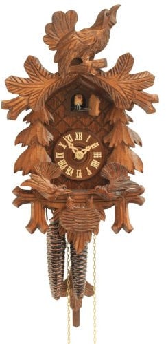 Rombach & Haas Kuckucksuhr Wippende Vögel, Nest