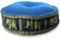 livasia Meditationskissen mit Thaiseide - Ø 45x15cm - Yogakissen mit Kapok, Pouf, Bodenkissen für Yoga und Zen Meditation, Sitzkissen für Garten und Balkon, Zafukissen (Hellblau/Elefanten Seide)