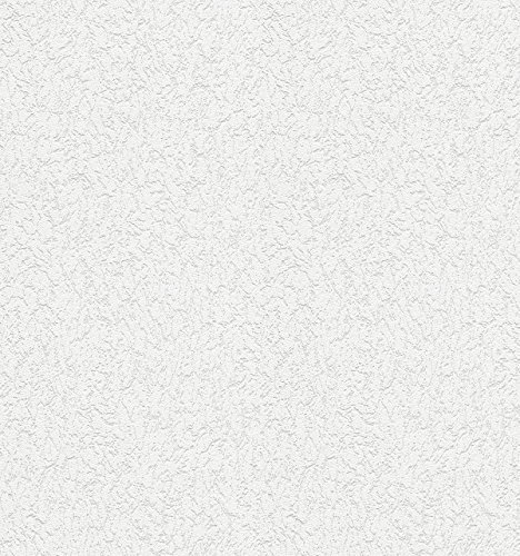 Rasch Vliestapete 182316 Wallton weiß, 26,5 m²/2,98€ m²