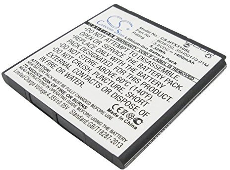 CS-HTX310SL Batterie 1400mAh Compatible avec [HTC] Bass, Bunyip, Eternity, PI39110, Runnymede, Sensation XL, Titan, Titan II, X310E, X315, X315b, X315E remplace 35h00170-01M, BA S640, BI39100