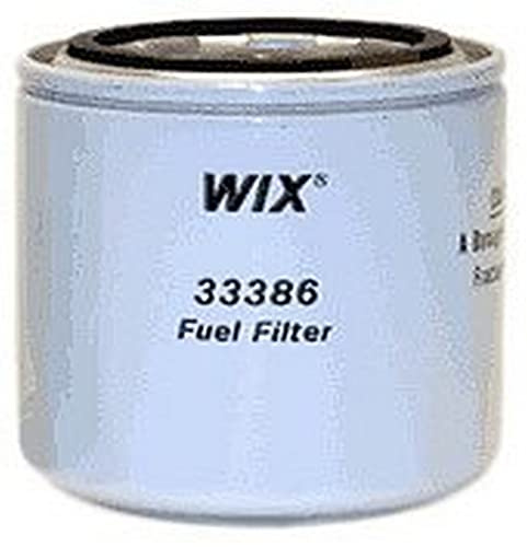 WIX 33386 Fuel Filter Replacement Compatible with Various Hitachi, Isuzu, Komatsu Kubota Equipment, TCM Forklift, Toyota Forklifts (10 Micron)