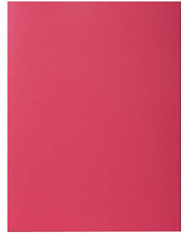 Exacompta - Réf. 217116E - Paquet de 10 chemises rigides ROCK''S 210 g/m2 aux couleurs vives - chemises certifiées PEFC - dimensions 24 x 32 cm pour format A4 - couleur framboise
