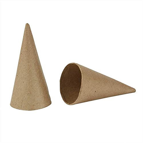 Creativ 265481 Company Kegel 10 Stück H: 10 cm, T: 5 cm