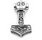 Sterling Silver Thor's Hammer Pendant by Peter Stone (TM)