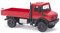 Busch 51007 - MB Unimog U 5023 / Pritsche CMD, Fahrzeug, rot