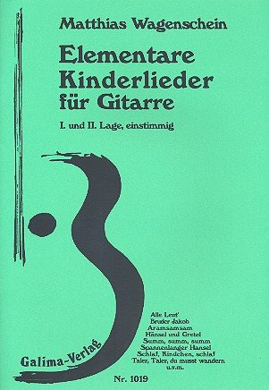 Elementare Kinderlieder: für Gitarre